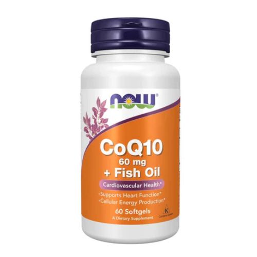 Now Foods Coq10 60 Mg with Fish Oil Softgels in Pakistan