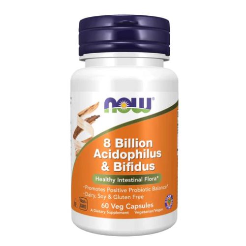 Now Foods 8 Billion Acidophilus & Bifidus Veg Capsules In Pakistan