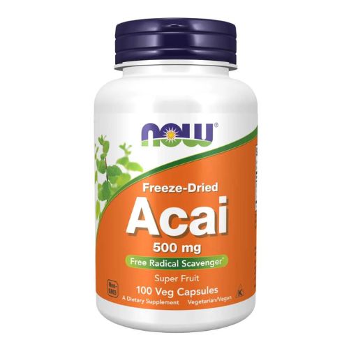 Now Foods Freeze-Dried Acai 500mg – 100 Veg Capsules In Pakistan