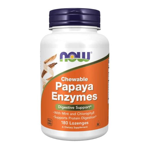 Now Foods Papaya Enzymes - 180 Lozenges in Pakistan