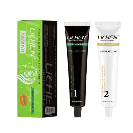 Lichen Professional Keratin Hair Straightening Cream 160g In Pakistan