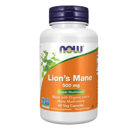 Now Foods Lion’s Mane 500 Mg Veg Capsules in Pakistan