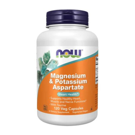 Now Foods Magnesium & Potassium Aspartate Veg Capsules in Pakistan