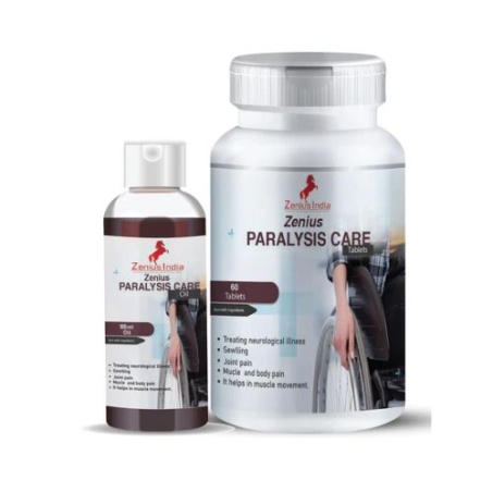 Zenius Paralysis Care Kit (60 Tablets & 100ml Oil) In Pakistan