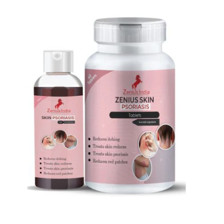 Zenius Skin Psoriasis Kit (100ml Oil & 60 Tablets) In Pakistan