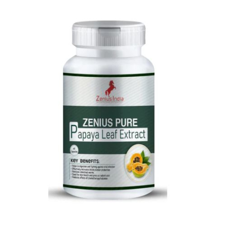 Zenius Pure Papaya Leaf Extract Capsule, 60 Capsules In Pakistan