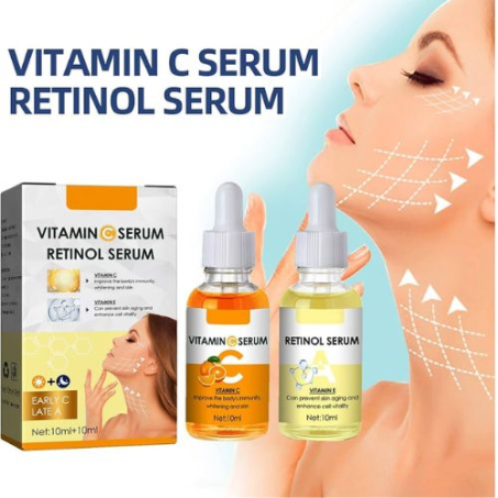 2PCS/Set Vitamin C Whitening Face Serum  In Pakistan