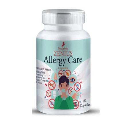 Zenius Allergy Care Capsule For Allergy Relief, 60 Capsules In Pakistan