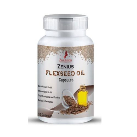 Zenius Flaxseed Oil Capsules 100gm, 30 Capsules In Pakistan