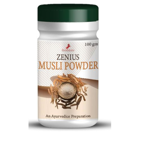 Zenius Musli Powder For Vitality & Vigour Power, Stamina Booster, 100gm In Pakistan