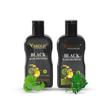 (Stock Clearance Sale) Yardlie Professional Hair Dye Shampoo Mixing Paste Natural Black 200ml.