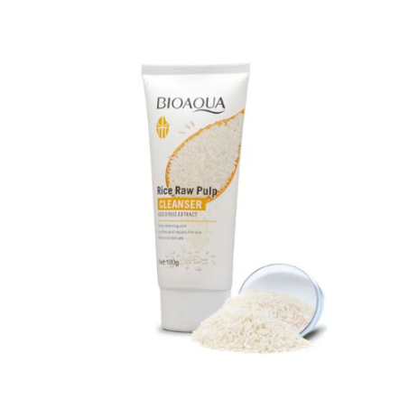 BioAqua Rice Raw Pulp Face Cleanser 100g In Pakistan