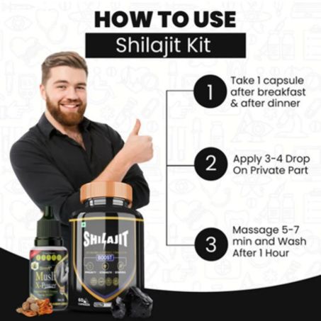 Shilajit Capsule And Musli X-Power In Pakistan