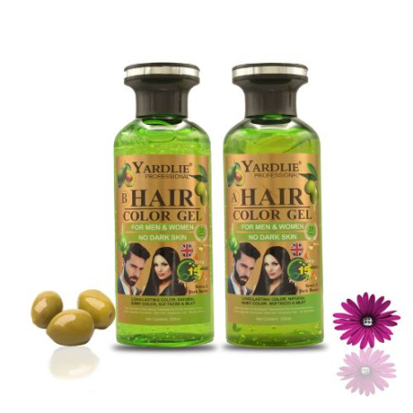 Hair Color Gel Mixing Paste Dark Brown Yardlie 400ml In Pakistan