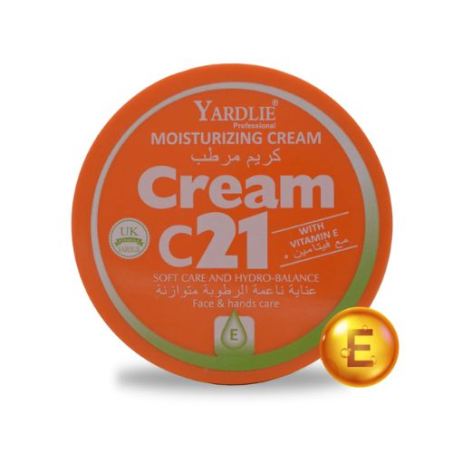 Yardlie C21 Moisturizing cream with Vitamin E 200g In Pakistan