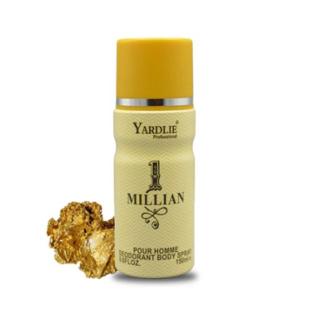 Yardlie Professional 1 MILLIAN Body Spray 150ml In Pakistan