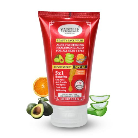 Yardlie Professional Beauty Face Wash + Sunblock SPF45 In Pakistan