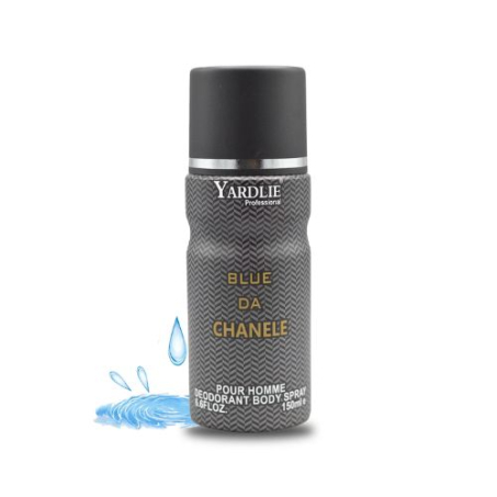 Yardlie Professional BLUE DA CHANELE Body Spray 150ml In Pakistan
