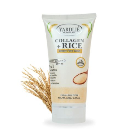 Yardlie Professional Collagen + Rice Beauty Face Wash 120ml In Pakistan