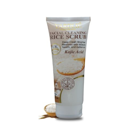 Yardlie Professional Facial Cleaning Rice Scrub With Kojic Acid 150ml In Pakistan