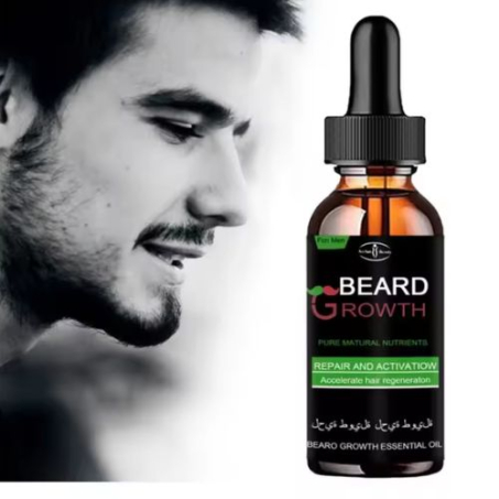 Natural Organic Beard Oil Balsam Wax Hair Loss Conditioner For Fast Beard Growth 30ml