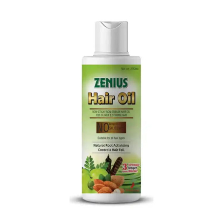 Zenius Hair Oil Is Beneficial For Hair Growth, Hair Fall & Reduces Dandruff 200ml In Pakistan
