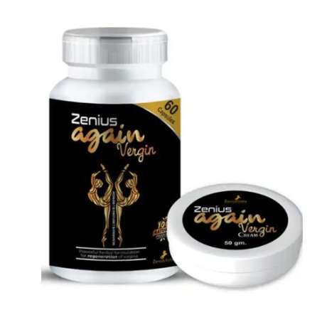 Zenius Again Vergain Kit (60 Capsules & 50gm Cream) In Pakistan