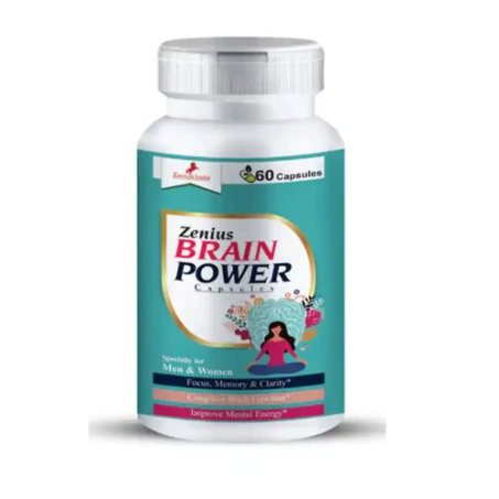 Zenius Brain Power Capsule For Brain Booster 100gm, 60 Capsules In Pakistan