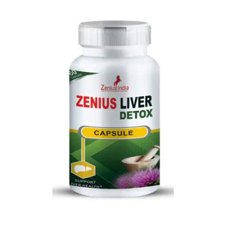 Zenius Liver Detox Capsule For Liver Treatment 100gm, 60 Capsules In Pakistan