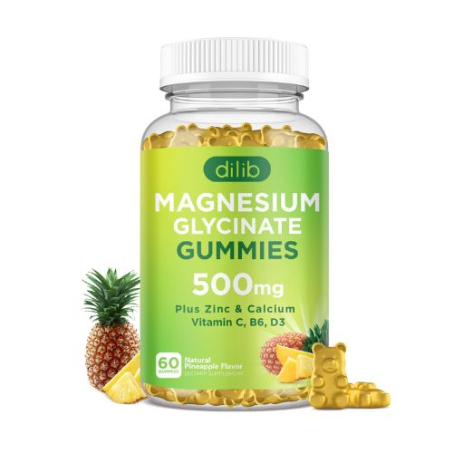 Magnesium Glycinate Gummies 500mg By Dilip Plus Zinc And Calcium In Pakistan