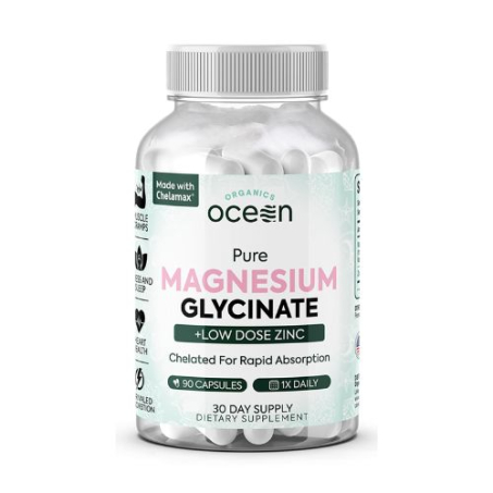Organics Ocean Pure Magnesium Glycinate with Zinc 90 Capsules In Pakistan