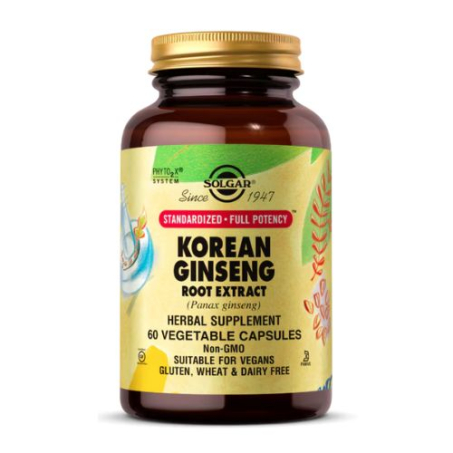 Korean Ginseng Root Extract Vegetable Capsules By Solgar In Pakistan