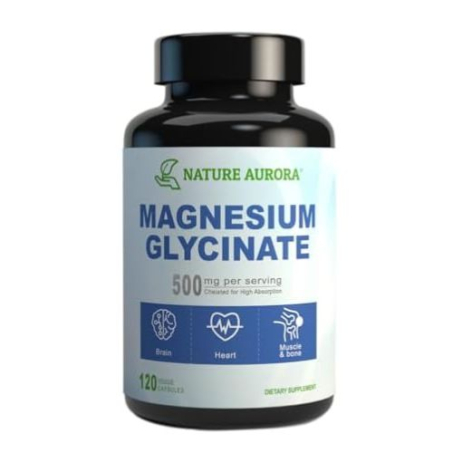 Nature Aurora Magnesium Glycinate 500mg - For Muscle & Bone Health In Pakistan