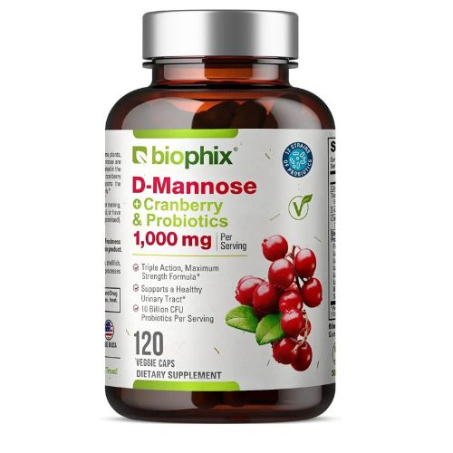 Biophix D-Mannose Cranberry & Probiotics Capsules In Pakistan