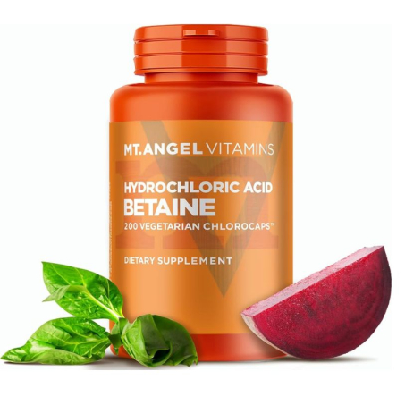 Mt Angel Vitamins Hydrochloric Acid Betaine Chlorocaps In Pakistan