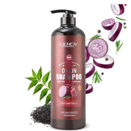 Lichen Onion Shampoo for Hair Growth & Loss Control 500Ml In Pakistan