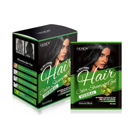 Lichen Hair Color Gel Dark Brown Sachets In Pakistan