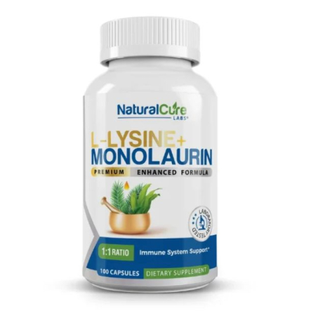 Natural Cure Labs L-Lysine + Monolaurin 600mg Capsules in Pakistan