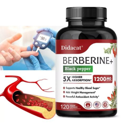 Didacat Berberine Black Paper 1200mg Capsules In Pakistan
