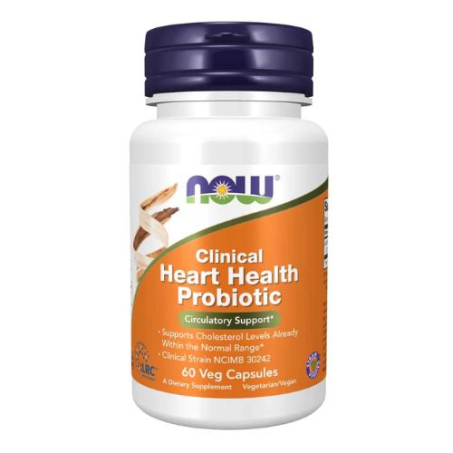 Now Foods Clinical Heart Health Probiotic– 60 Veg Capsules In Pakistan