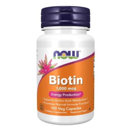 Now Foods Biotin 1,000 Mcg – 100 Veg Capsules In Pakistan