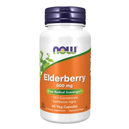 Now Foods Elderberry 500mg – Immune Support – 60 Veg Capsules In Pakistan