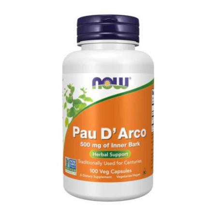 Now Foods Pau D'arco 500 Mg 100 Veg Capsules In Pakistan